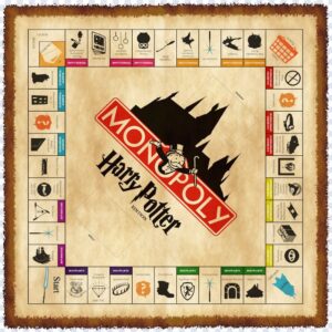 Selbst designtes Harry Potter Monopoly von Andrea Maria Pauritsch